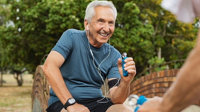 man exercising to prevent prostate cancer