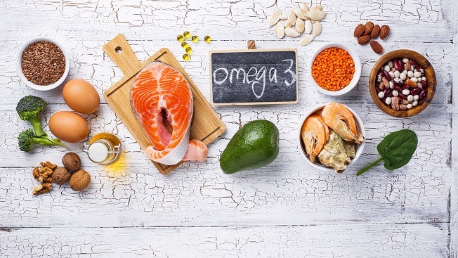 Products sources of Omega-3 acids